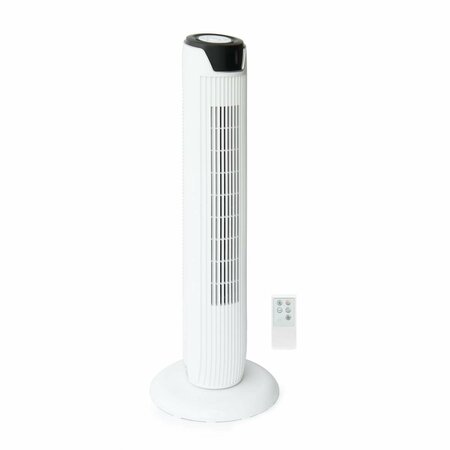 PINPOINT 36 in. Tower Fan with Remote & Timer, White PI3207951